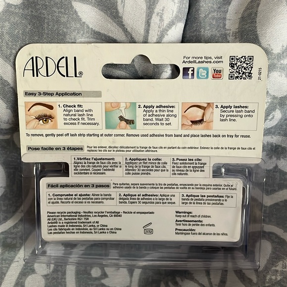 False Lashes natural 120 Demi black by ardell - Picture 2 of 2